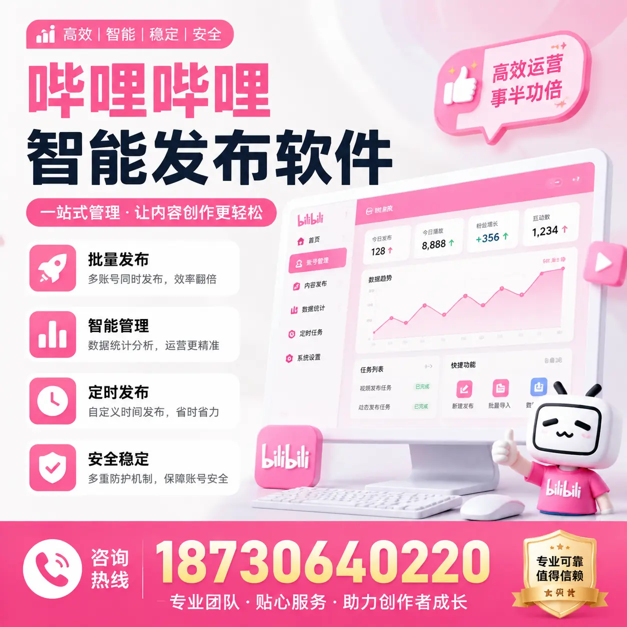 如何评估哔哩哔哩智能发布软件的ROI？广西 企业必读